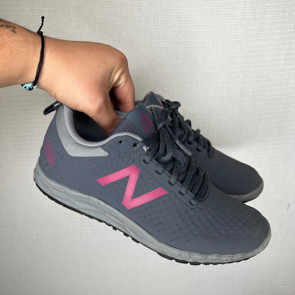 New Balance Fresh Foam 806 Industrial Grey Pink Work Shoes WID806G1 Women 8